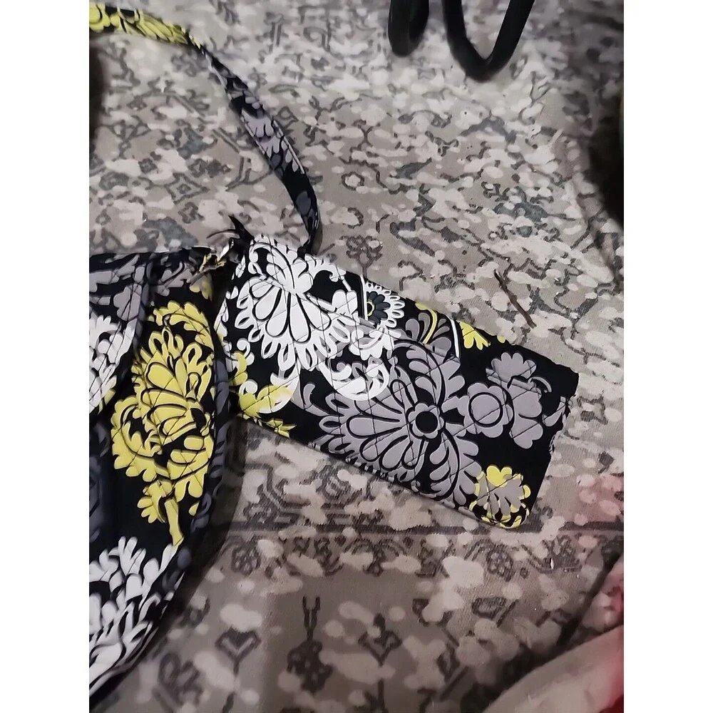 Vera Bradley Saddle Up Bag/ Purse Baroque And Matching Wallet